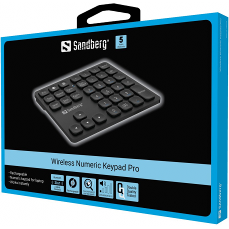 Sandberg Pro - Keypad - wireless - 2.4 GHz - 5
