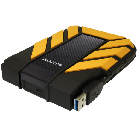 ADATA HD710P - Hard drive - 2 TB - external (portable) - 2.5" - USB 3.1 - yellow - 7
