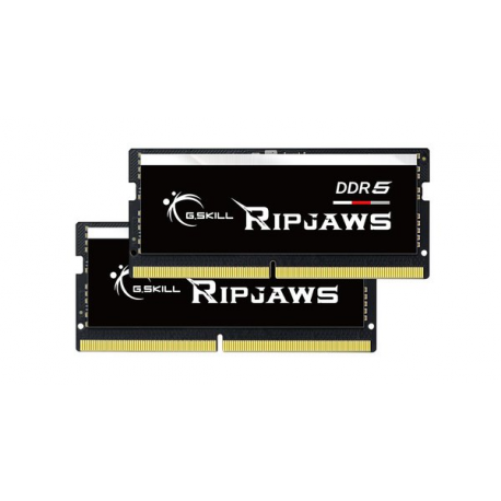 G.Skill Ripjaws - DDR5 - kit - 64 GB: 2 x 32 GB - SO-DIMM 262-pin - 5600 MHz  /  PC5-44800 - CL46 - 1.1 V - 1