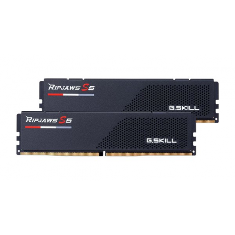 G.Skill Ripjaws S5 - DDR5 - kit - 96 GB: 2 x 48 GB - DIMM 288-pin - 5600 MHz  /  PC5-44800 - CL40 - 1.25 V - unbuffered - on-die ECC - matte black - 0