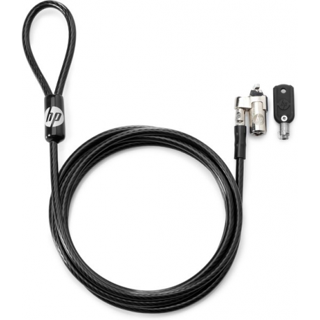 HP Ultraslim Keyed Cable Lock - Security cable lock - 1.8 m - for ProBook 11 G2, 45X G1, 45X G3, 470 G0, 470 G1, 470 G3, 64X G1, 64X G2, 65X G1, 65X G2 - 0