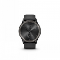 Garmin vívomove Trend - 40 mm - black - smart watch with band - silicone - wrist size: 125-190 mm - monochrome - Bluetooth, ANT+ - 28.3 g