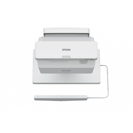 Epson EB-760WI - 3LCD projector - 4100 lumens (white) - 4100 lumens (colour) - WXGA (1280 x 800) - 16:10 - ultra short-throw lens - 802.11a / b / g / n / ac wireless / LAN / Miracast - white - 0