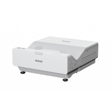 Epson EB-760WI - 3LCD projector - 4100 lumens (white) - 4100 lumens (colour) - WXGA (1280 x 800) - 16:10 - ultra short-throw lens - 802.11a / b / g / n / ac wireless / LAN / Miracast - white - 5
