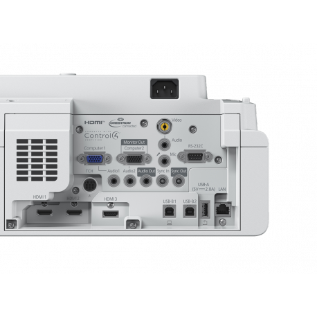 Epson EB-760WI - 3LCD projector - 4100 lumens (white) - 4100 lumens (colour) - WXGA (1280 x 800) - 16:10 - ultra short-throw lens - 802.11a / b / g / n / ac wireless / LAN / Miracast - white - 9