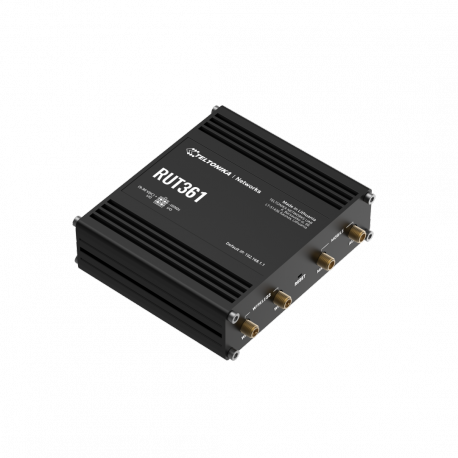 Teltonika RUT361 - Wireless router - WWAN 2.4 GHz - 3G, 4G - DIN rail mountable, wall-mountable, surface-mountable - 3