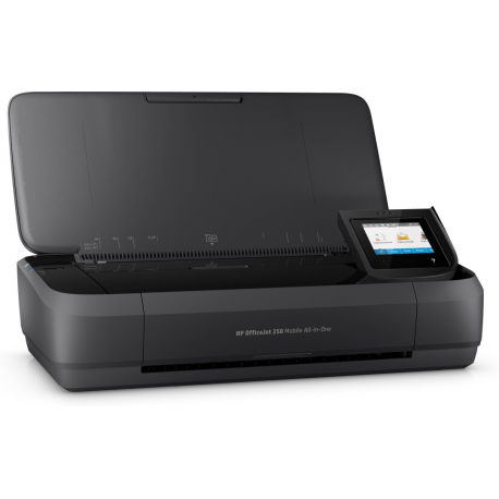 HP Officejet 250 Mobile All-in-One - Multifunction printer - colour - ink-jet - Legal (216 x 356 mm) (original) - A4 / Legal (media) - up to 8 ppm (copying) - up to 10 ppm (printing) - 50 sheets - USB 2.0, Wi-Fi(n), USB 2.0 host, Bluetooth - 2