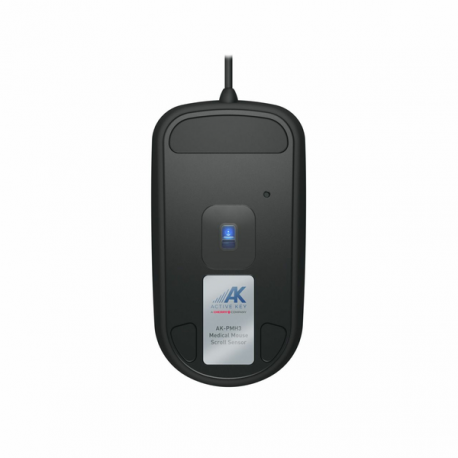 Active Key Medical AK-PMH3 - Mouse - scroll sensor - ergonomic - right and left-handed - optical - 3 buttons - wired - USB - black - 4