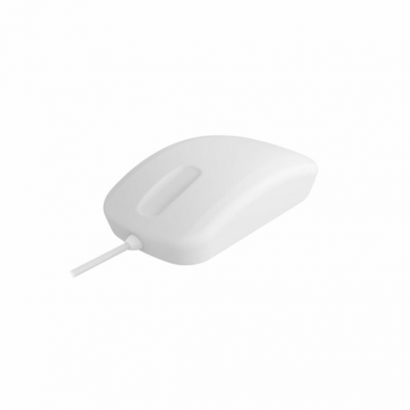 Active Key Medical AK-PMH3 - Mouse - scroll sensor - ergonomic - right and left-handed - optical - 3 buttons - wired - USB - white - 1