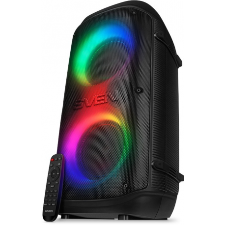 Speaker SVEN PS-800, black (100W, TWS, Bluetooth, FM, USB, microSD, LED-display - 1