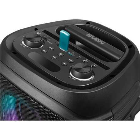 Speaker SVEN PS-800, black (100W, TWS, Bluetooth, FM, USB, microSD, LED-display - 4