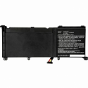 CoreParts - Laptop battery - lithium polymer - 3700 mAh - 56.2 Wh - black - for ASUS N501JW
