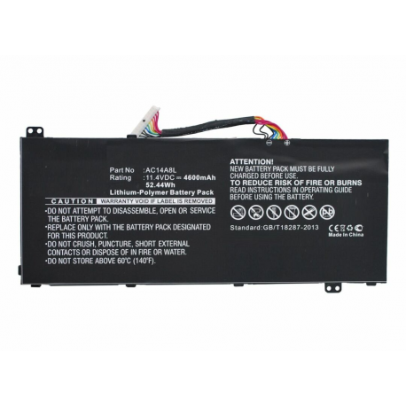 CoreParts - Laptop battery - lithium polymer - 4600 mAh - 52.4 Wh - black - for Acer Aspire V 15 Nitro - 0