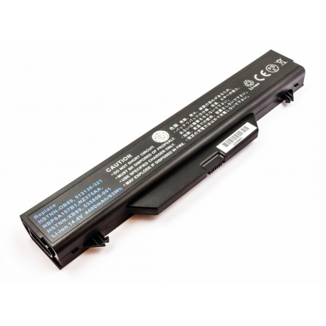 CoreParts - Laptop battery - Lithium Ion - 8-cell - 5200 mAh - black - for HP ProBook 4411s, 4510s, 4510s / CT, 4515s, 4515s / CT, 4710s, 4710s / CT, 4720s - 0