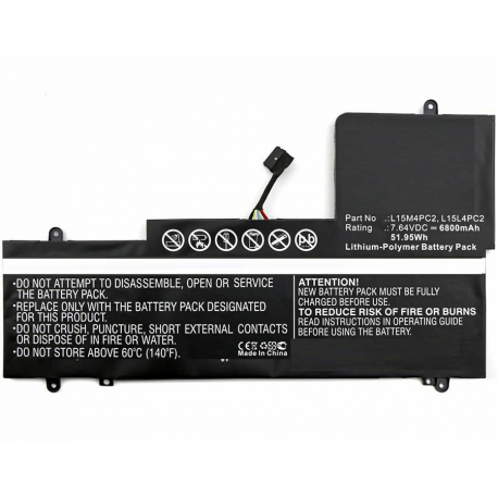 CoreParts - Laptop battery - lithium polymer - 6800 mAh - 52 Wh - black - for Lenovo Yoga 710-15ISK 80U0 - 0