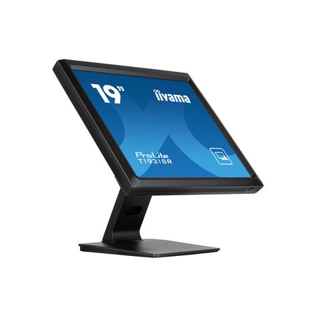 iiyama ProLite T1931SR-B1S - LCD monitor - 19" - touchscreen - 1280 x 1024 @ 75 Hz - IPS - 250 cd / m² - 1000:1 - 14 ms - HDMI, VGA, DisplayPort - speakers - black, matte finish - 1