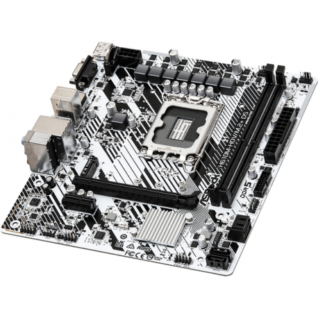 ASRock H610M-HDV / M.2+ D5 - Motherboard - micro ATX - LGA1700 Socket - H610 Chipset - USB 3.2 Gen 1, USB-C 3.2 Gen 1 - Gigabit LAN - onboard graphics (CPU required) - HD Audio (8-channel) - 3