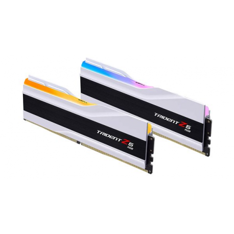 G.Skill Trident Z5 RGB - DDR5 - kit - 64 GB: 2 x 32 GB - DIMM 288-pin - 6000 MHz / PC5-48000 - CL30 - 1.4 V - unbuffered - on-die ECC - matt white - 0