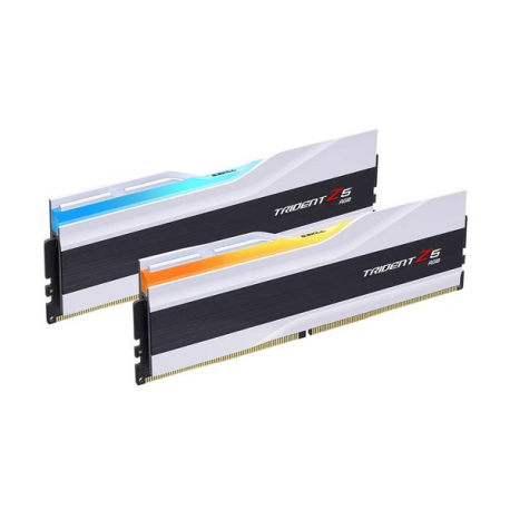 G.Skill Trident Z5 RGB - DDR5 - kit - 64 GB: 2 x 32 GB - DIMM 288-pin - 6000 MHz / PC5-48000 - CL30 - 1.4 V - unbuffered - on-die ECC - matt white - 3