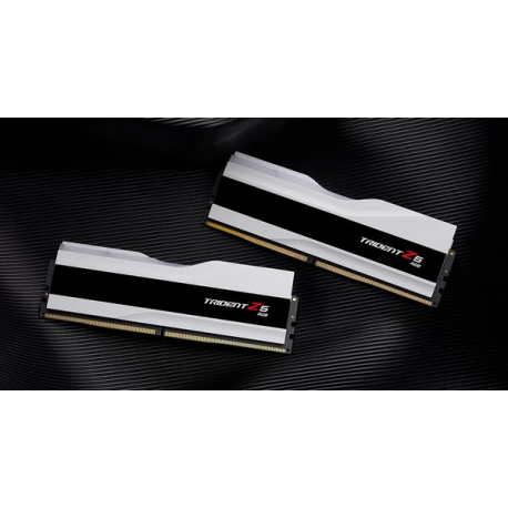 G.Skill Trident Z5 RGB - DDR5 - kit - 64 GB: 2 x 32 GB - DIMM 288-pin - 6000 MHz / PC5-48000 - CL30 - 1.4 V - unbuffered - on-die ECC - matt white - 4