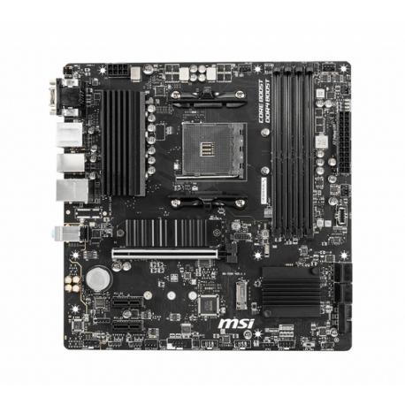 MSI B550M PRO-VDH - Motherboard - micro ATX - Socket AM4 - AMD B550 Chipset - USB-C Gen1, USB 3.2 Gen 1 - Gigabit LAN - onboard graphics (CPU required) - HD Audio (8-channel) - 3
