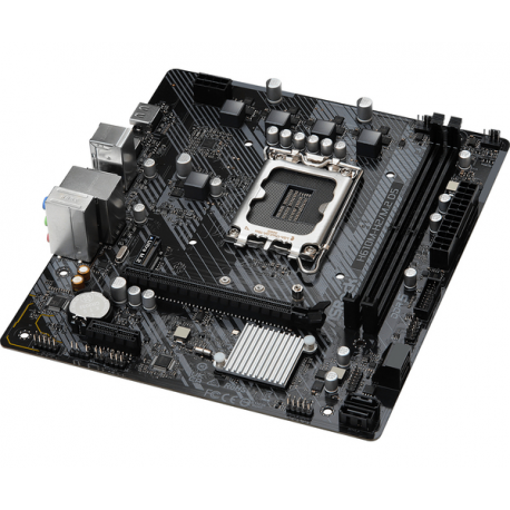 ASRock H610M-H2 / M.2 D5 - Motherboard - micro ATX - LGA1700 Socket - H610 Chipset - USB 3.2 Gen 1 - Gigabit LAN - onboard graphics (CPU required) - HD Audio (8-channel) - 1