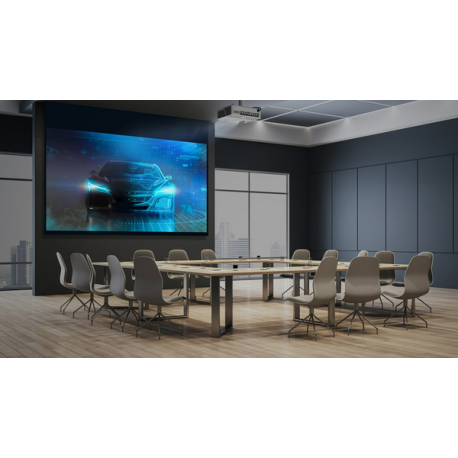 Optoma CinemaX - DLP projector - laser - 3D - 7000 lumens - WUXGA (1920 x 1200) - 16:10 - 1080p - LAN - white - 2