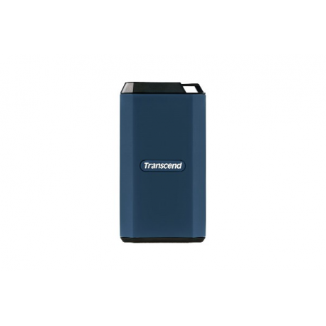 Transcend ESD410C - SSD - encrypted - 1 TB - external (portable) - USB (USB-C connector) - 256-bit AES - dark blue - 1