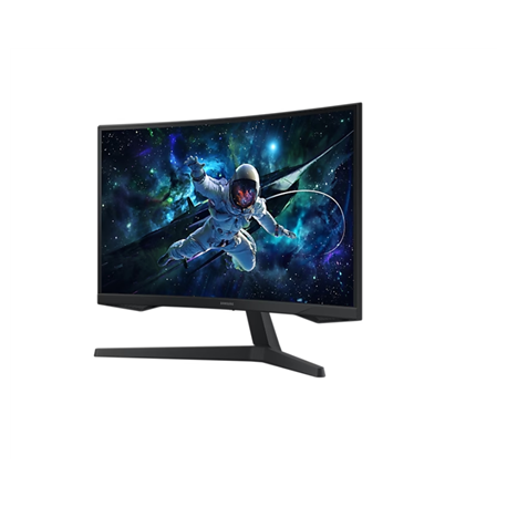 Samsung Odyssey G5 S27CG552EU - G55C Series - LED monitor - gaming - curved - 27" - 2560 x 1440 QHD @ 165 Hz - VA - 300 cd / m² - 2500:1 - HDR10 - 1 ms - HDMI, DisplayPort - black - 0