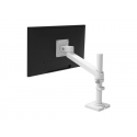 Ergotron NX - Mounting kit (pole, pivot, base, arm assembly, attachment hardware) - for Monitor - white - screen size: 34" - desk-mountable
