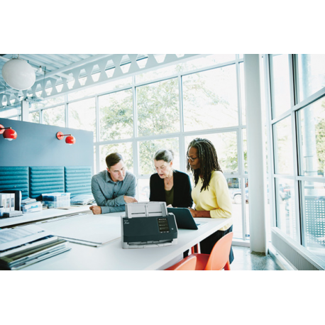 Ricoh fi 8040 - Document scanner - Dual CIS - Duplex - 216 x 355.6 mm - 600 dpi x 600 dpi - up to 40 ppm (mono) / up to 40 ppm (colour) - ADF (50 sheets) - up to 6000 scans per day - Gigabit LAN, USB 3.2 Gen 1 - 1