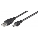 MicroConnect - USB cable - USB male to mini-USB Type B male - 1 m