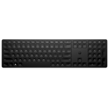 HP 455 - Keyboard - programmable - wireless - 2.4 GHz - black - for HP 34; Elite Mobile Thin Client mt645 G7; ZBook Firefly 14 G9; ZBook Fury 16 G9 - 4
