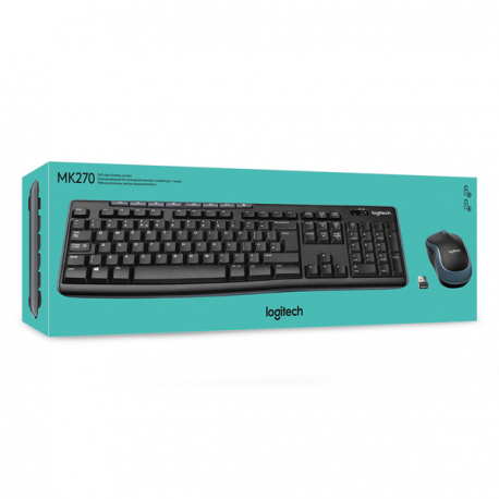 Logitech Wireless Keyboard K270 - Keyboard - wireless - 2.4 GHz - Belgium - 4