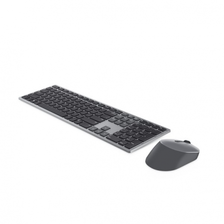Dell Premier Multi-Device KM7321W - Keyboard and mouse set - wireless - 2.4 GHz, Bluetooth 5.0 - QWERTY - Spanish - titan grey - 2