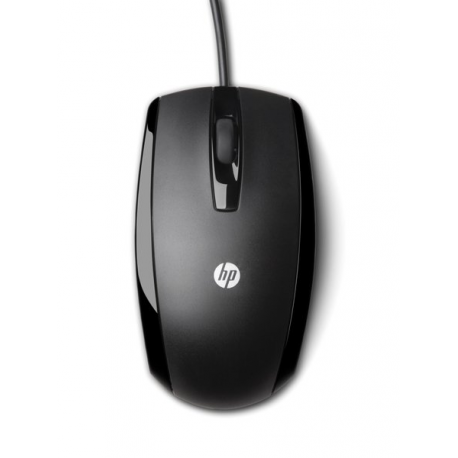 HP - Mouse - optical - 3 buttons - wired - USB - piano black - for ENVY Laptop; Spectre Laptop; Spectre x360 Laptop; Stream Laptop; Stream x360 Laptop - 0