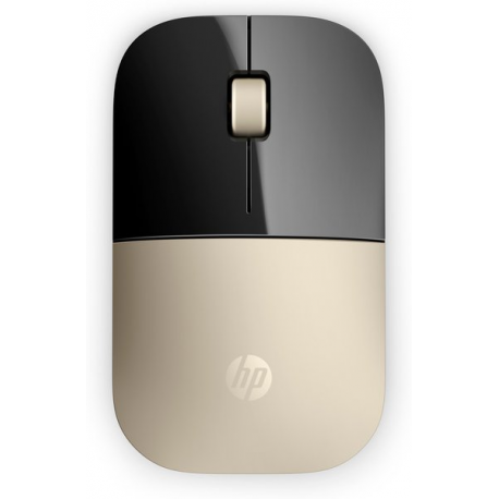 HP Z3700 - Mouse - blue LED - wireless - 2.4 GHz - USB wireless receiver - gold - for OMEN by HP Laptop 16; Victus by HP Laptop 16; Laptop 15, 17; Pavilion Plus Laptop 14 - 0