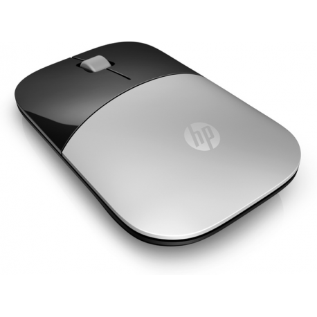 HP Z3700 - Mouse - blue LED - wireless - 2.4 GHz - USB wireless receiver - silver - for OMEN by HP Laptop 16; Victus by HP Laptop 16; Laptop 15, 17; Pavilion Plus Laptop 14 - 2