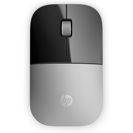 HP Z3700 - Mouse - blue LED - wireless - 2.4 GHz - USB wireless receiver - silver - for OMEN by HP Laptop 16; Victus by HP Laptop 16; Laptop 15, 17; Pavilion Plus Laptop 14 - 4