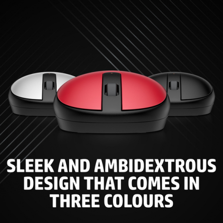 HP 240 - Mouse - right and left-handed - optical - 3 buttons - wireless - Bluetooth 5.1 - USB wireless receiver - sunset red - for ENVY Laptop 13; ENVY x360 Laptop; Laptop 15; Pavilion Gaming Laptop 15 - 2