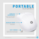 HP 220 - Mouse - 3 buttons - wireless - 2.4 GHz - USB wireless receiver - snow white - CTO - for OMEN Obelisk by HP 875; HP 27; Laptop 15; Pavilion Gaming TG01; Spectre x360 Laptop