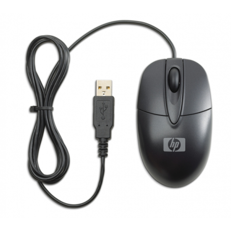 HP Optical USB Travel Mouse - Mouse - optical - 3 buttons - wired - USB - for EliteBook 84XX, 85XX, 87XX; ENVY Laptop; ProBook 450 G2, 64X G1, 65X G1; Spectre Laptop - 3