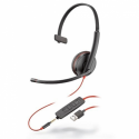 Poly Blackwire C3215 USB - 3200 Series - headset - on-ear - wired - USB, 3.5 mm jack