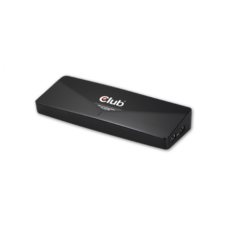 Club3D SenseVision USB 3.0 4K Docking Station - Docking station - USB - DVI, HDMI, DP - GigE - 0