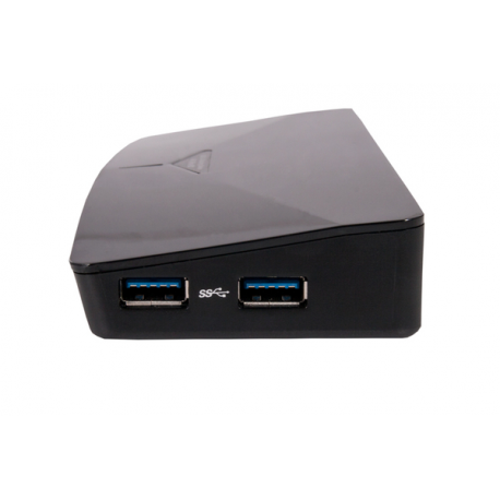 Club3D SenseVision USB 3.0 4K Docking Station - Docking station - USB - DVI, HDMI, DP - GigE - 6