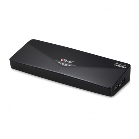Club3D SenseVision USB 3.0 4K Docking Station - Docking station - USB - DVI, HDMI, DP - GigE - 7