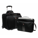 WENGER PATRIOT Comp-U-Roller - Notebook carrying case - 17" - black - with 15.4" Laptop Case