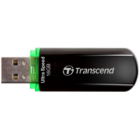 Transcend JetFlash 600 - USB flash drive - 16 GB - USB 2.0 - green - 2