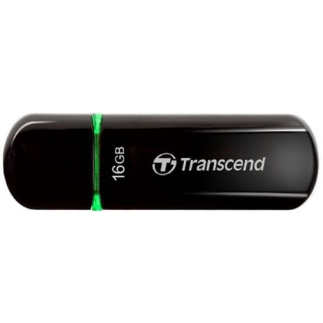 Transcend JetFlash 600 - USB flash drive - 16 GB - USB 2.0 - green - 5