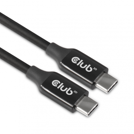 Club 3D CAC-1535 - USB cable - USB-C (M) to USB-C (M) - USB 3.2 Gen 2 / DisplayPort 1.4 - 20 V - 3 A - 5 m - active, USB Power Delivery (3A, 60W), 8K support, bi-directional - 2